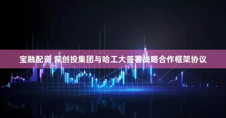 宝融配资 深创投集团与哈工大签署战略合作框架协议